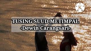 TUSING SUUD METIMPAL - DEWI CARANGSARI Lirik Lagu @Megastory14