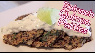 Spinach Quinoa Patties | Rule of Yum recipe