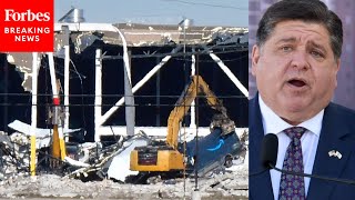 'You Are Not Alone': Illinois Gov. JB Pritzker Responds To Amazon Building Collapse After Tornado