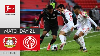 Bayer 04 Leverkusen - 1. FSV Mainz 05 | 2-2 | Highlights | Matchday 21 – Bundesliga 2020/21