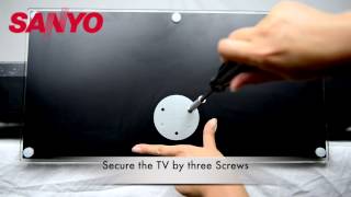 SANYO DP58D34 HD Television Unboxing