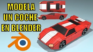 TUTORIALES BLENDER - Cómo modelar un COCHE - Tutorial en Español para hacer un AUTO o CARRO en 3D