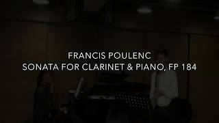 Francis Poulenc - Sonata for Clarinet and piano, FP 184