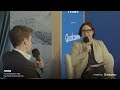 axios house at davos wef24 axios ina fried in conversation with open ai s sam altman