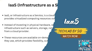 IaaS | Infrastructure as a Service Explained with Examples \u0026 Benefits