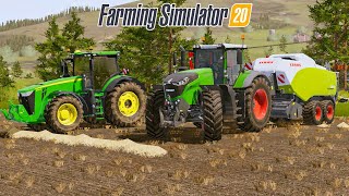 Collecting and Storing Straw in Barn - Farming Simulator 20 fs 20