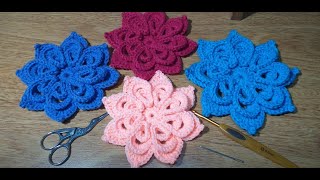 CROCHET FLOWER Left Hand