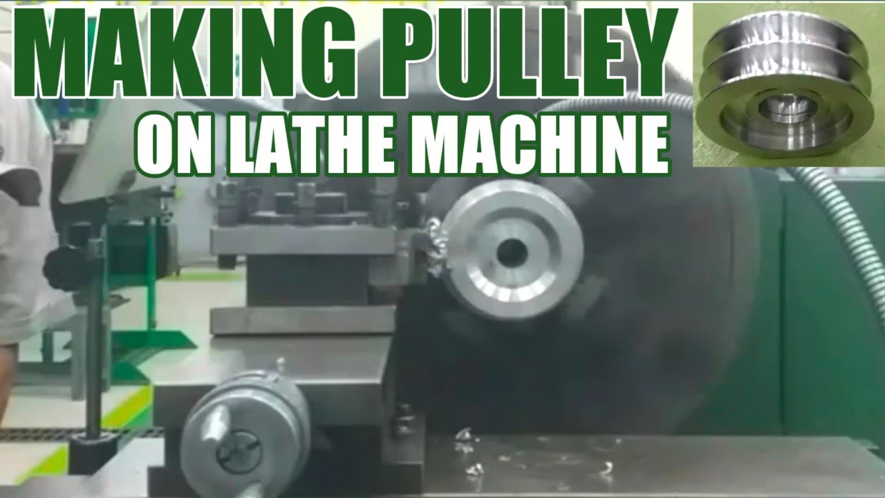 Making Pulley On Lathe Machine Youtube