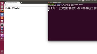 SimpleHTTPServer: a simple HTTP server module in python 2