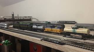 AHM FM Fairbanks Morse C-Liner New York Central double header running