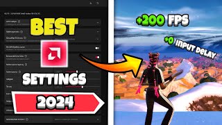 Die BESTEN AMD Settings für FORTNITE in 2024! | ( FPS Boost & mehr )