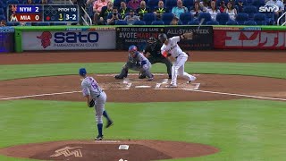 NYM@MIA: Lugo gets Stanton swinging in the 1st