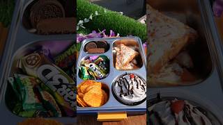 Snacks lunch box idea #viral #youtubeshorts #shorts #trending #chocolate #pizza #cake #candy #yt