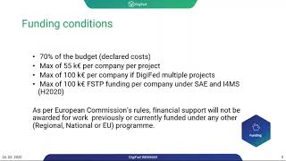 DigiFed Webinar – Digitising Europe's Industry together – Part 3: Technical Offer 2/2