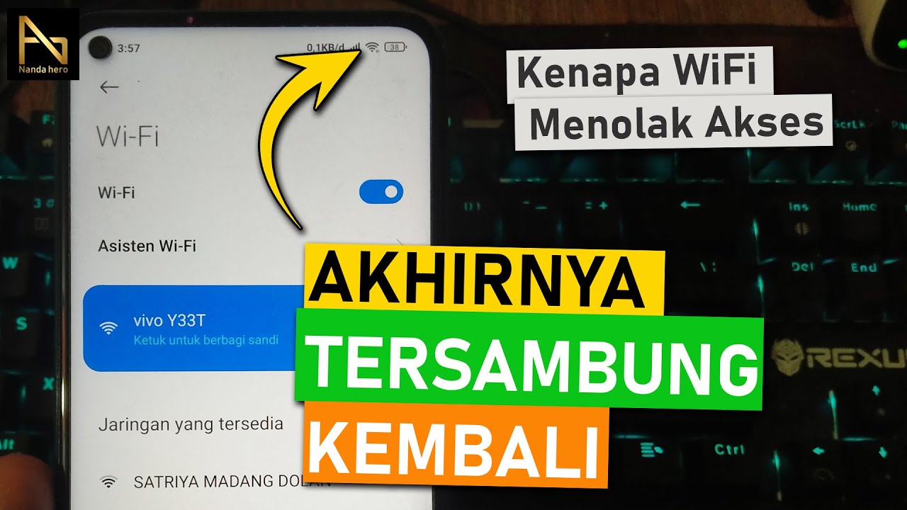 CARA MENGATASI WIFI MENOLAK AKSES DI ANDROID | Oppo, Realme, Vivo ...