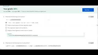 Week 4 Quiz Solution of Data analysis with python | Coursera Quiz Answers | IBM data analysis