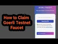 How to claim goerli testnet faucet | Kaise Claim kare goerli testnet foucet