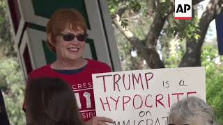 Activists say Trump not Welcome at Border