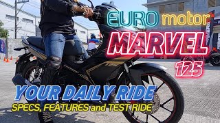 Euro Marvel 125 Fuel Efficient at Affordable - Specs Features and Test Ride