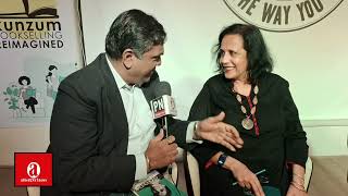 Shobha THAROOR Author Writer in talk with Sanjay at SHE SEPAKS