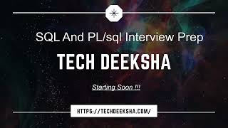 SQL And PL/sql Interview Prep 1