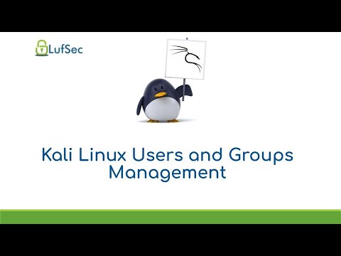 Kali Linux Users And Groups Management Tutorial - YouTube