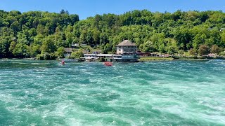 Waterfall in Switzerland | Rheinfall | Best Walking Sceneries of Rheinfall