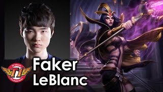 Faker picks LeBlanc