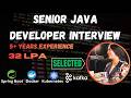 Java Spring Boot Real-Time Interview | ₹32 LPA | Microservices Kafka Docker Kubernetes