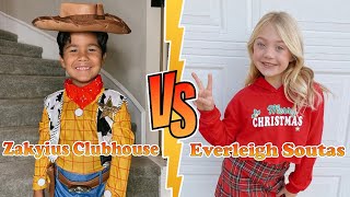 Everleigh Rose VS Zakyius Clubhouse Transformation 👑 New Stars From Baby To 2024