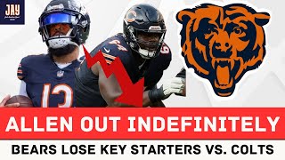 Bears ALLEN OUT INDEFINITELY + Nate Davis INJURY Might be OUT. Chicago Bears News \u0026 Updates