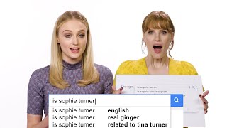 Sophie Turner & Jessica Chastain Answer the Web's Most Searched Questions | WIRE
