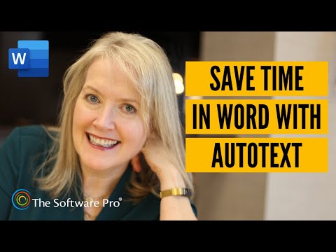 Save Time in Word and Never Type the Same Text Again!