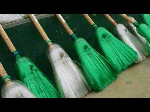 How to make a broom from plastic bottles | Homemade How to make a broom from plastic bottles | Homemade