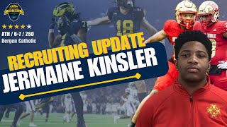 Top247 6'7 DL Jermaine Kinsler breaks down latest in recruitment; talks Michigan visit