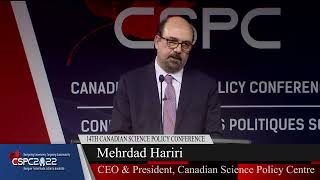 CSPC 2022 Gala Dinner, Mehrdad Hariri Remarks