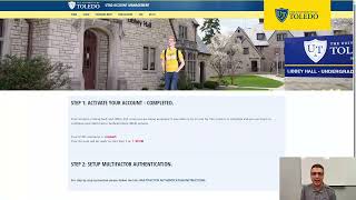 How to Activate your UTAD Account