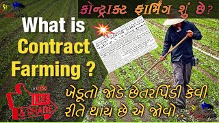 કોન્ટ્રાક્ટ ફાર્મિંગ શું છે? ખેડૂતો જોડે છેતરપિંડી કેવી રીતે થાય છે.. |what is contract farming?