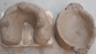 Mitti ka chula #trending #potteryclay #satisfying #mudart #food #viralvideo