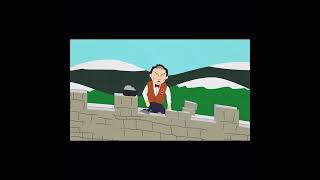 How come every time us Chinese put up a wall, stupid Mongolians have to come and knock it down?!