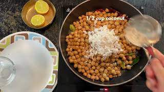 Flavor-Packed Vegan Chickpea Salad | South Indian Chana Sundal Recipe!