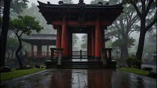 Meditating Melodies in the Ancient Temple - Japanese Flute Music For Soothing \u0026 Stress Relief