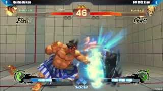 [EVO 2013 SSFIV AE Top 32] Qanba Dakou (E Honda, Fei Long) vs DM MCZ Xian (Gen)