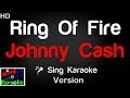 🎤 Johnny Cash - Ring Of Fire (Karaoke Version) - King Of Karaoke