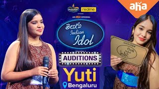 Indian Idol Telugu Season 2 Auditions|| Yuti ||Thaman sir||Karthik sir|| Geetha Madhuri Akka||