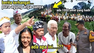 VIRAL  ! di hadiri 1000 umat acara piodalan mendadak di datangi Wakapolres Blitar  ada apa ini !!