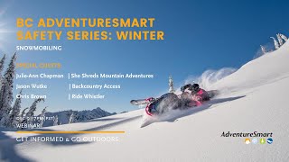 Snowmobiling Expert Roundtable | BC AdventureSmart Winter Series 2021-22