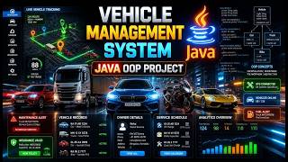 ๐ Vehicle Management System (Java) | OOP-Based Project | Mini / Major Project | java project