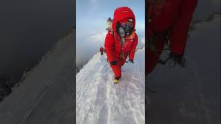 On the Summit of Mt Kanchenjunga 8586m🏔️ #viralvideo #shortsvideo #shortvideo #viral #viralshort