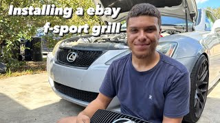 DIY Lexus is250 GRILLE INSTALL 😱😱